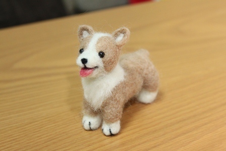 □羊毛フェルトで、コーギーを作ってみる。 : たかシェフのおうち