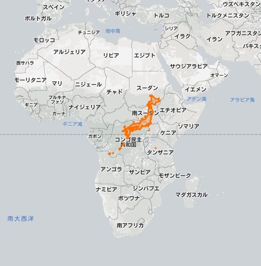 日本とアフリカ