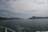 大島沖より