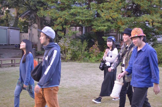 さんぽ中