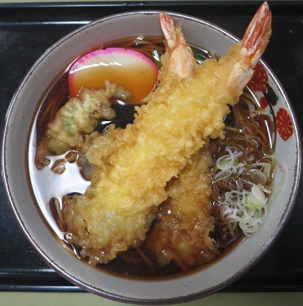 天ぷらそば千円也