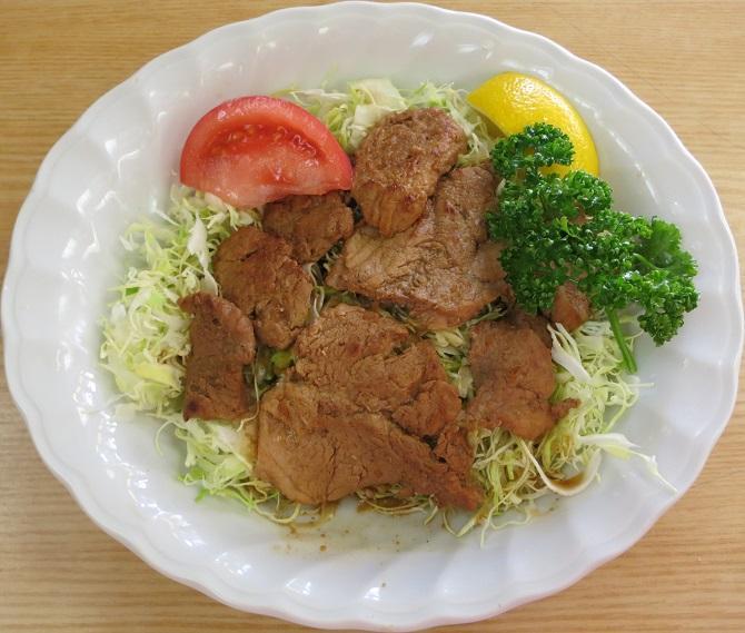 ヒレ生姜焼き
