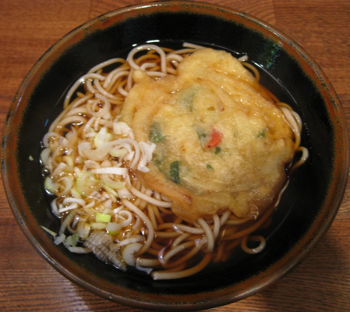 天ぷらそば