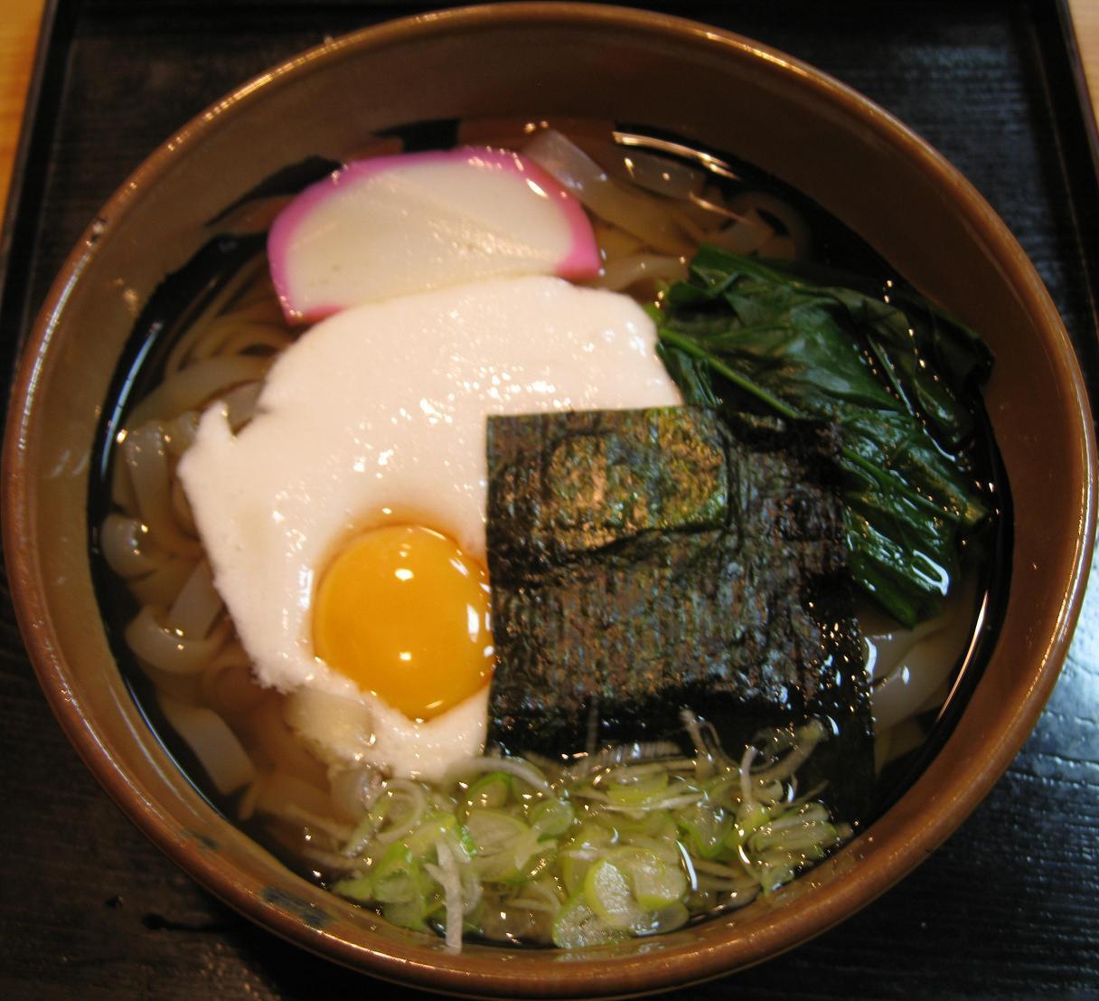 山かけきしめん