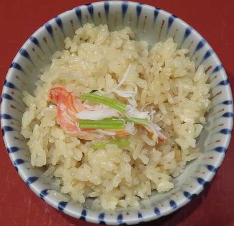 蟹釜飯②(車屋)