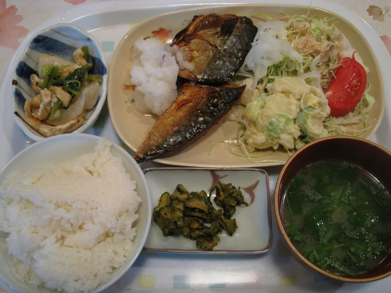 魚定食(鯖)
