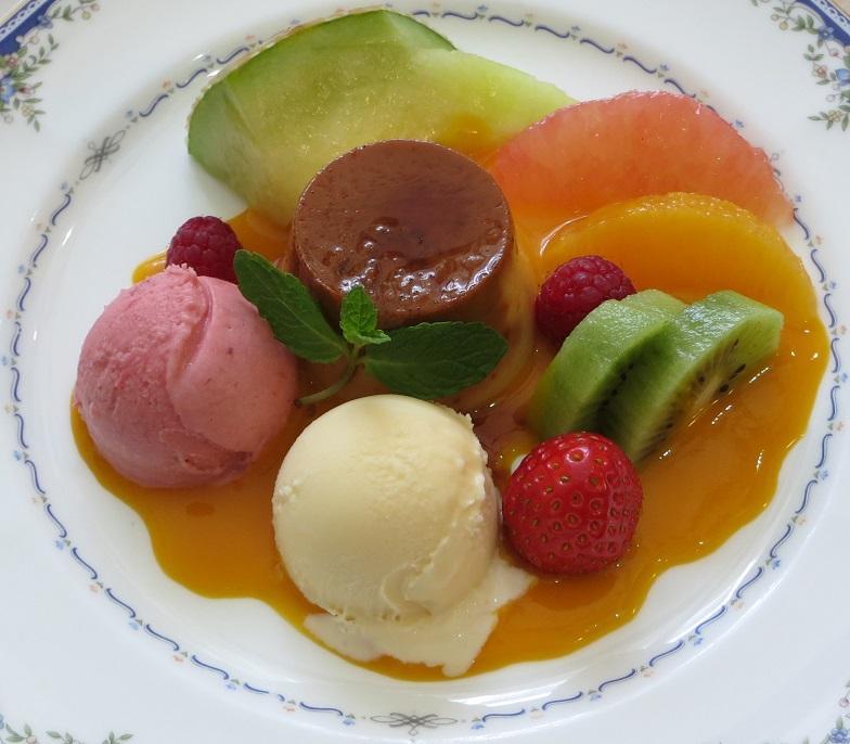 Pudding a la mode