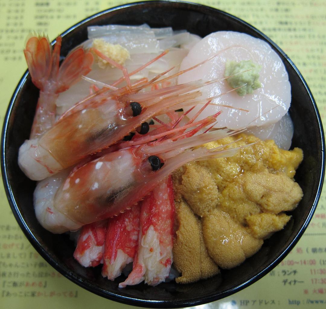 五種お好み丼アップ