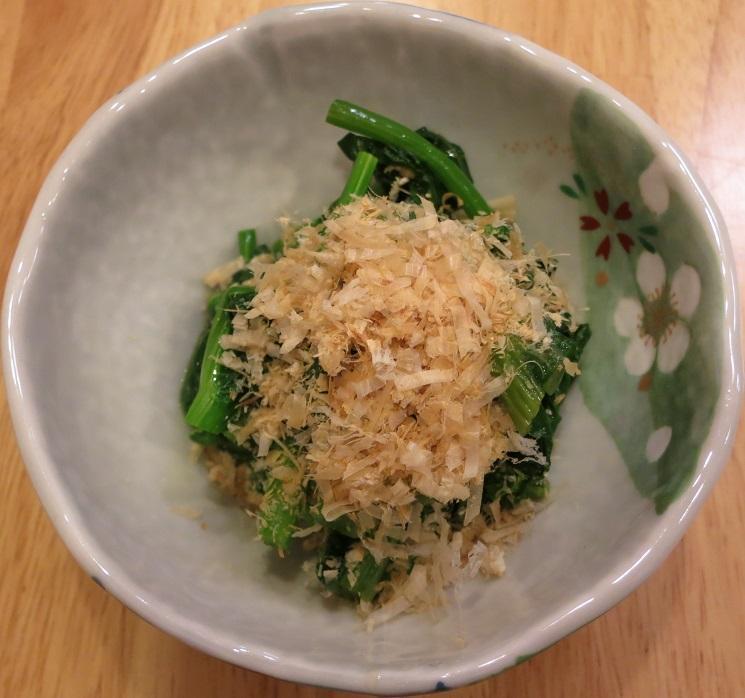 のらぼう菜のわさび和え