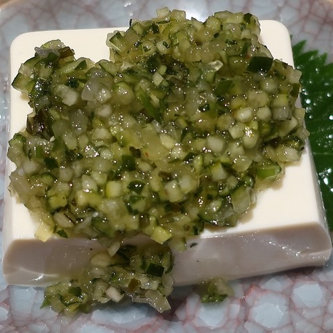 冷奴の山形だしのせ(てる久)490