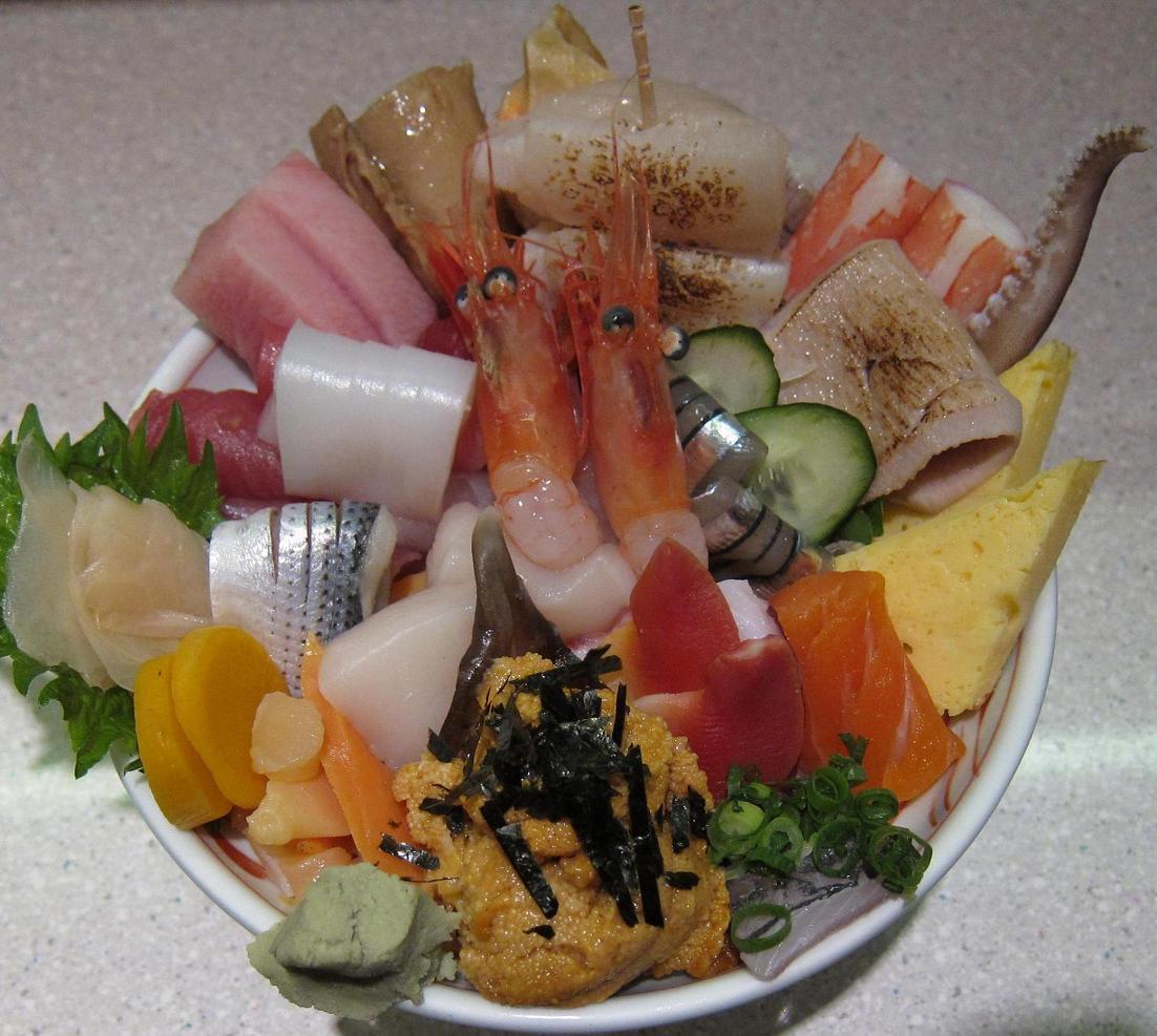 つきじ丼アップ