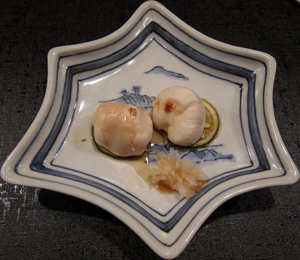 河豚白子焼