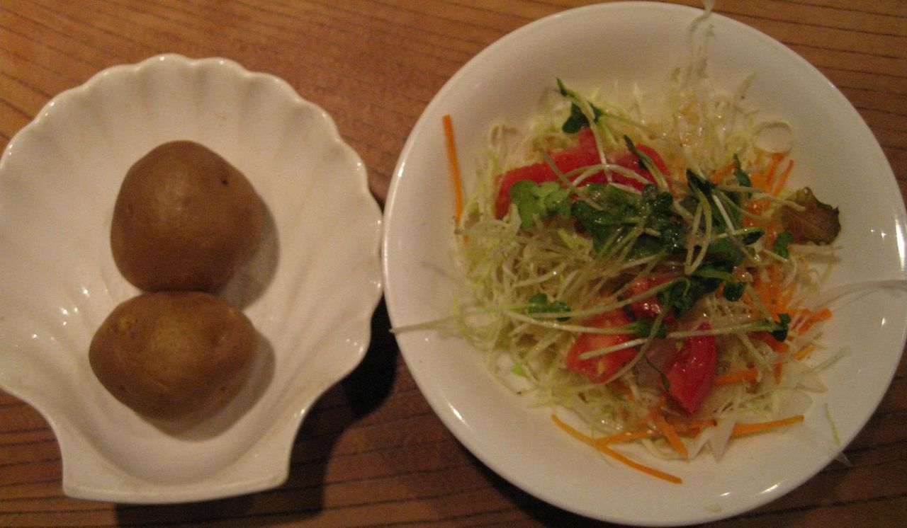 付け合わせポテト&サラダ