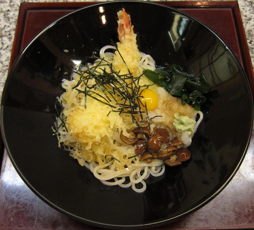 海老天おろしぶっかけうどん