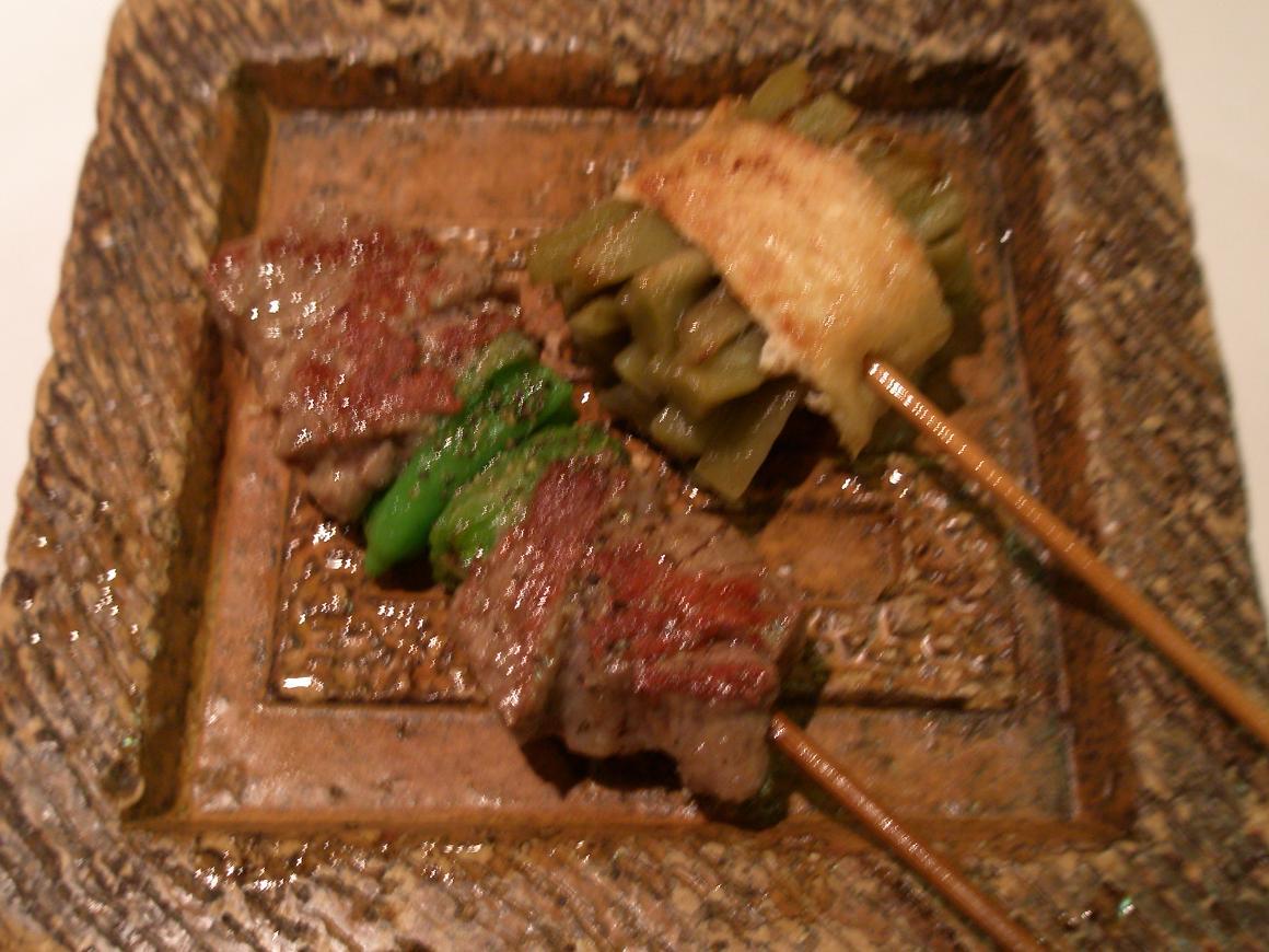 ?牛肉・山くらげ