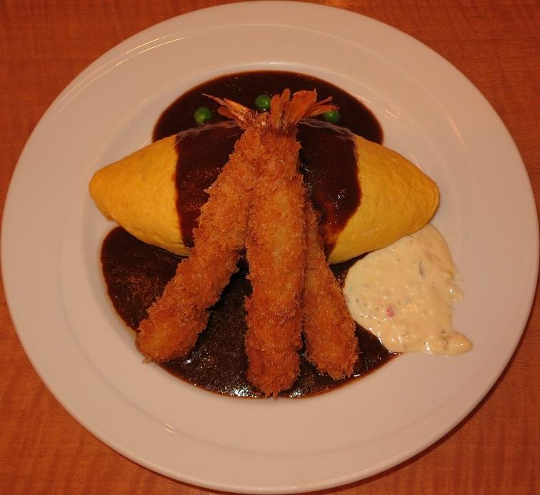 エビフライオムライスあっぷ