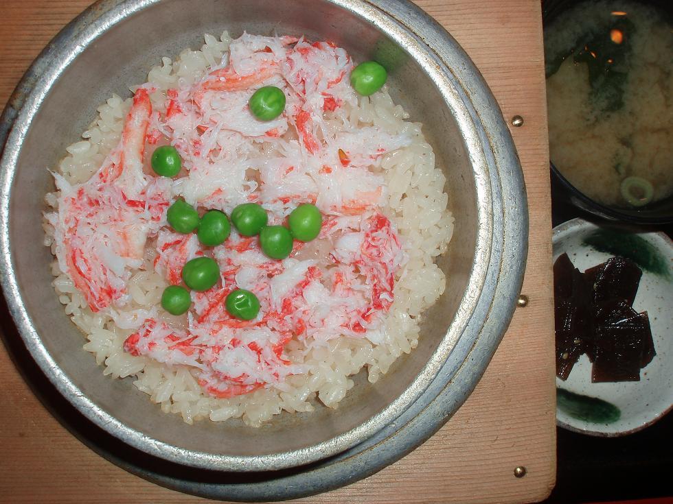 かに釜飯