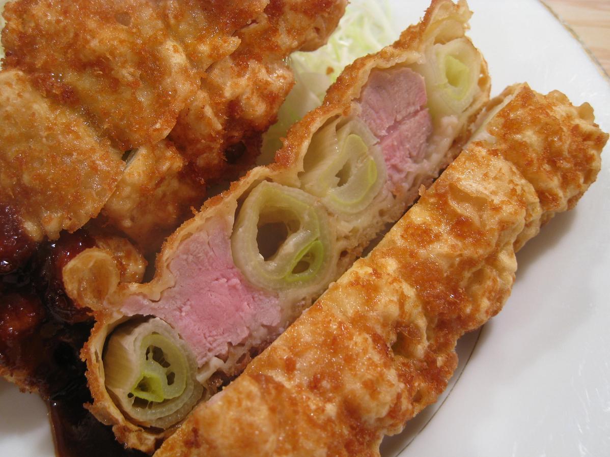 串カツ断面