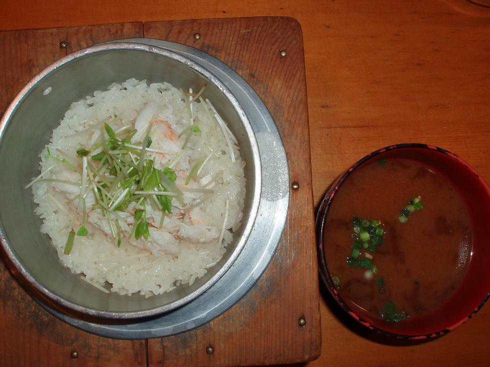 かに釜飯