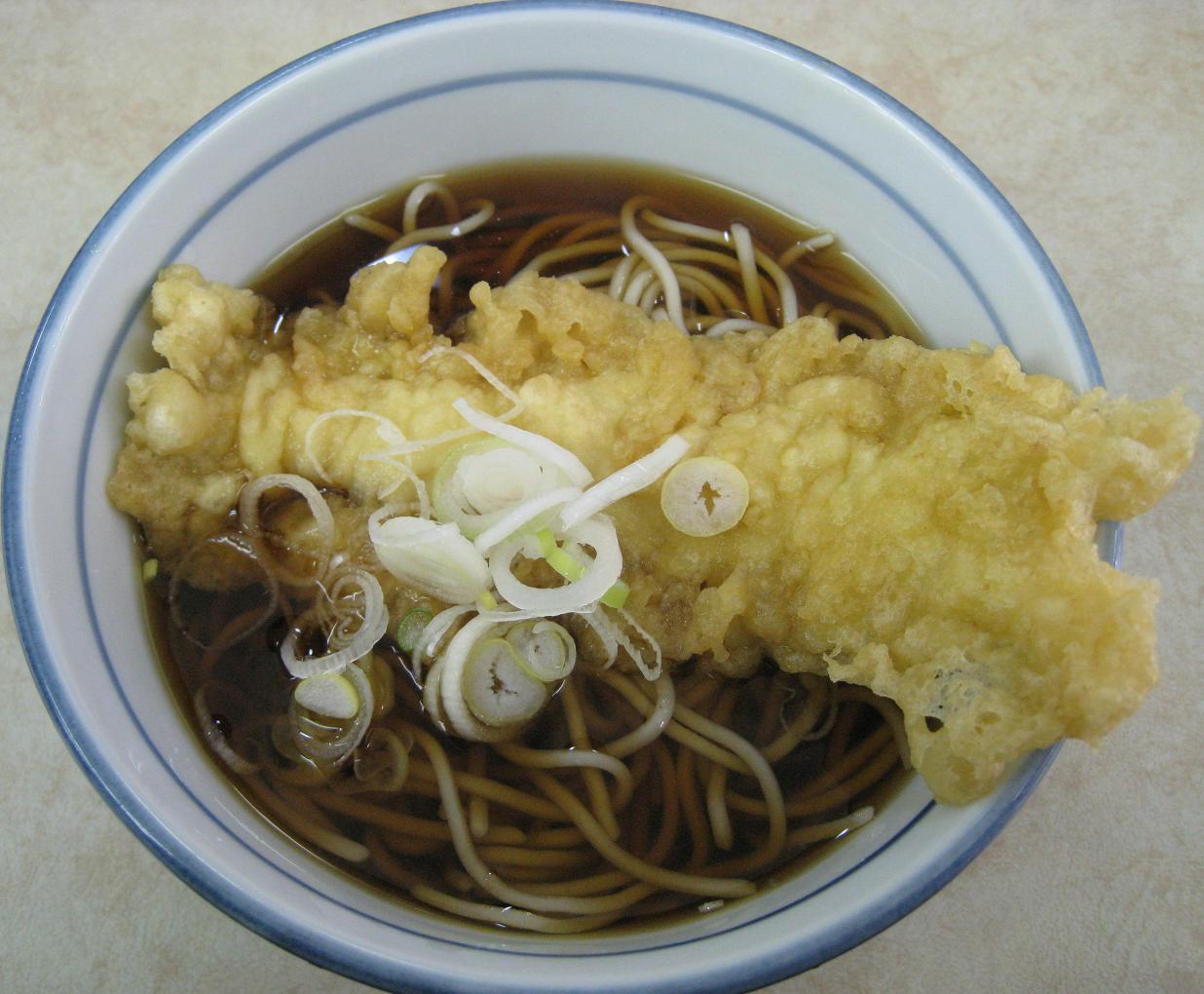 烏賊天蕎麦