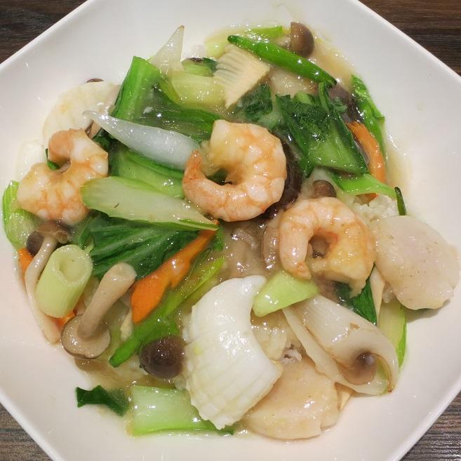 海鮮中華丼アップ
