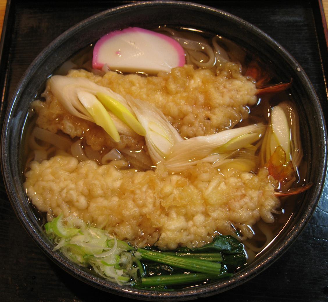 上天ぷらきしめん
