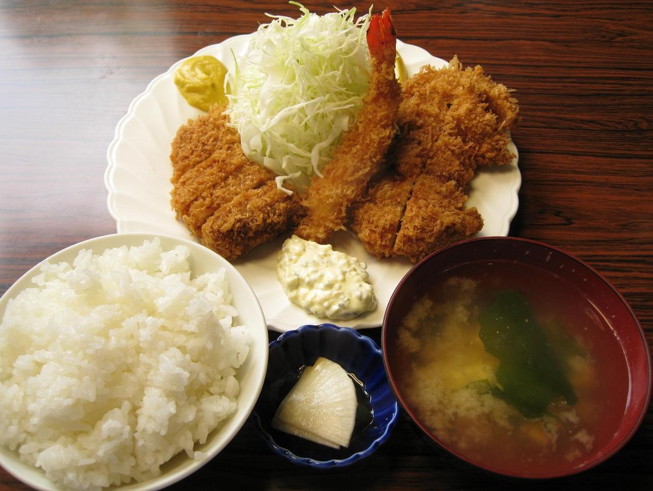 もり合わせ定食
