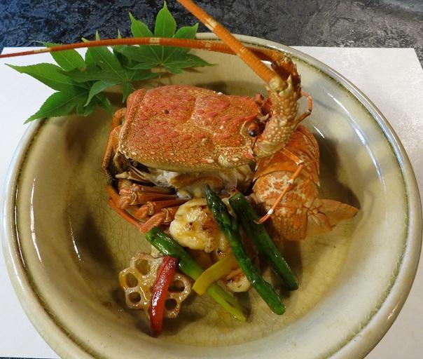 伊勢海老オイル焼き