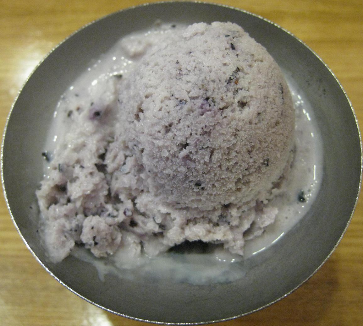 ブルーベリーヨーグルトアイスクリーム