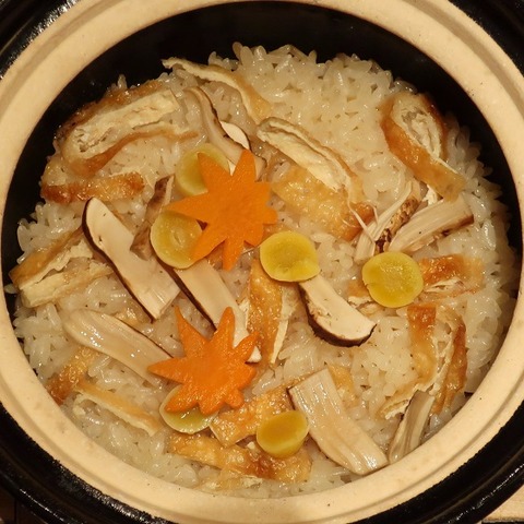 松茸御飯(蒼樹庵)