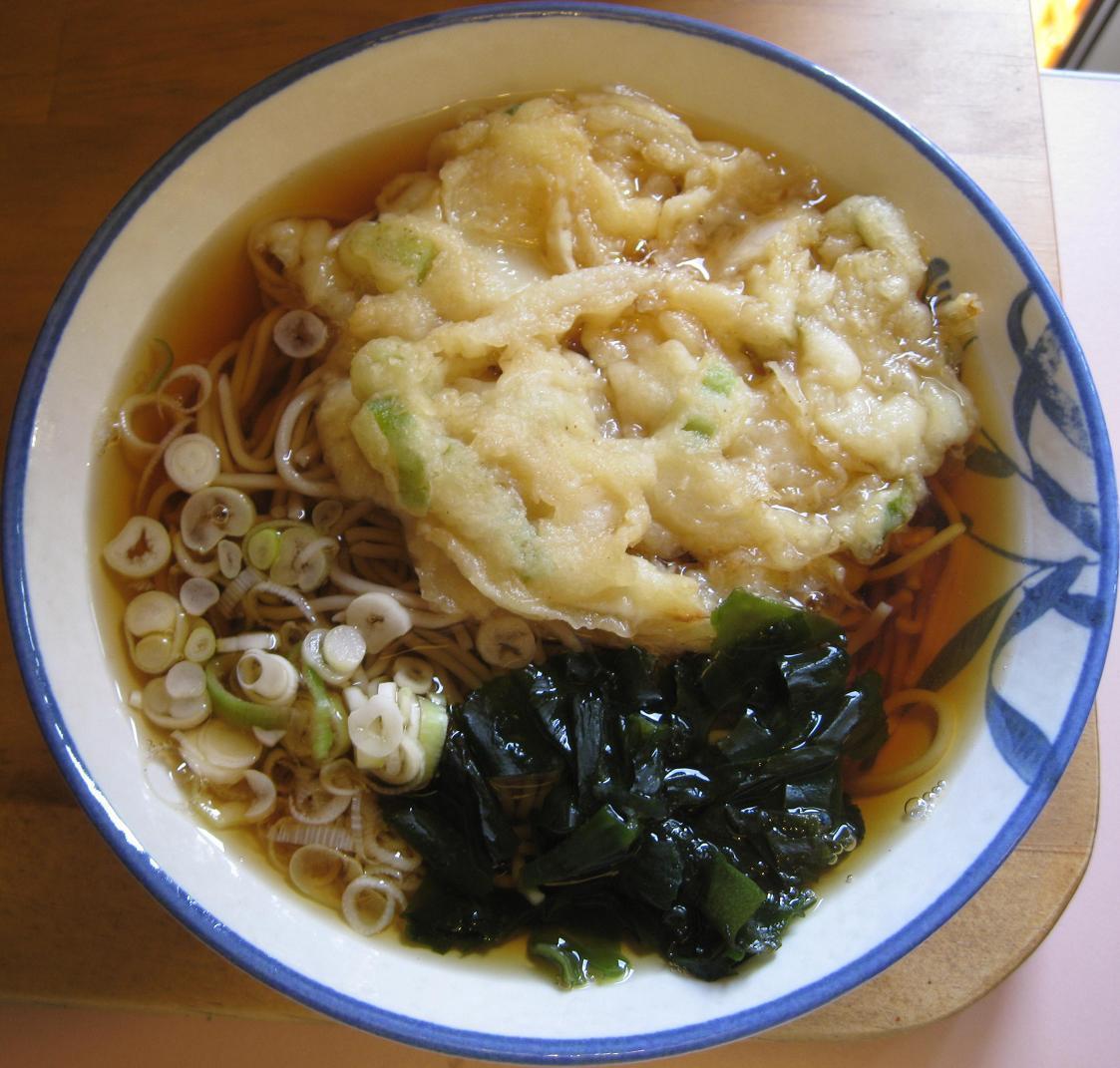 天ぷらそば
