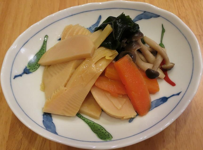 新たけのこの煮物500円
