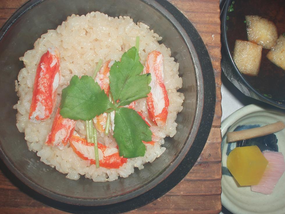 カニ釜飯