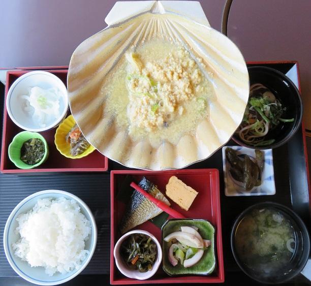 帆立貝焼きは量が少ない