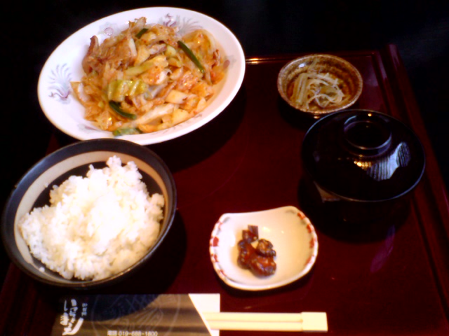 豚キムチ定食
