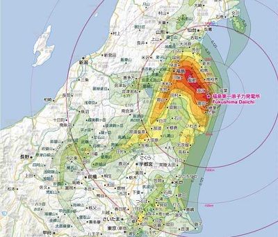 年１ミリシーベルト超す汚染　　福島、群馬、栃木、宮城、茨城、千葉、東京、埼玉の８都県で