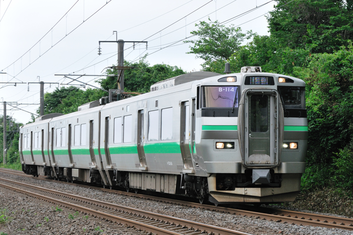 トワイライトエクスプレス」 (千歳線・植苗－美々) ・・・ 2014年7月13