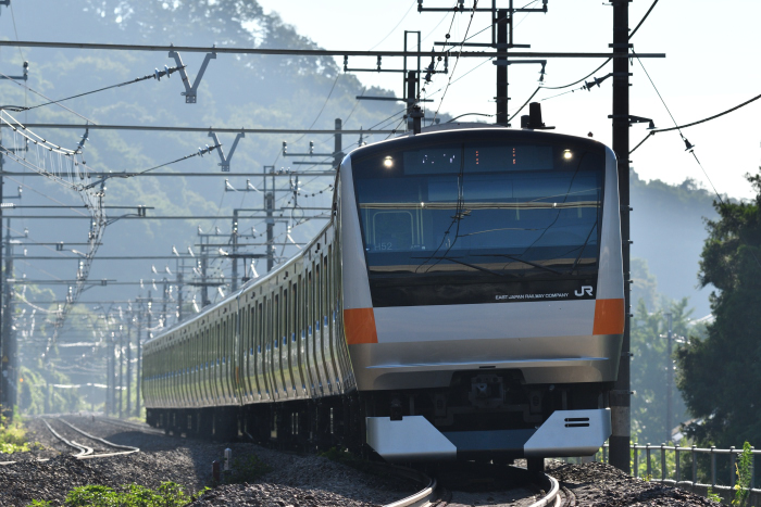 あずさ71号」（中央本線／高尾－相模湖）2017年08月09日（水