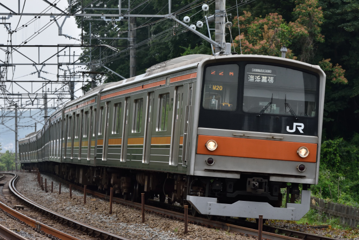 115系C1編成」「E235系試運転」 （中央本線／豊田－八王子