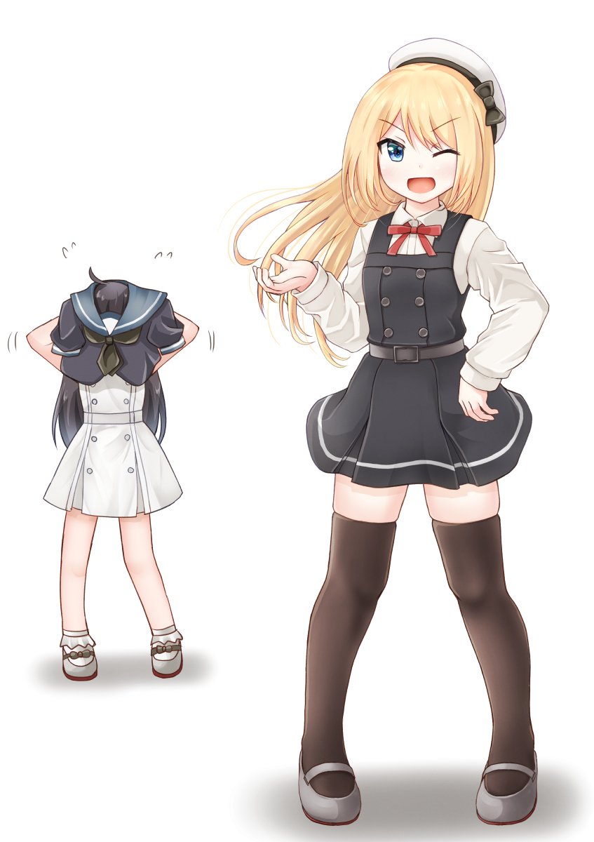 艦これ 朝潮ちゃんの制服を着たジャーヴィスちゃん 他なごみネタ