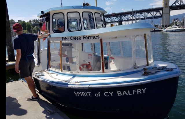 Fales creek ferry ride on