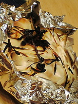 白子のホイル焼き