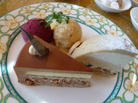 ソマーハウス ケーキセット(ケーキ2種&シャーベット)