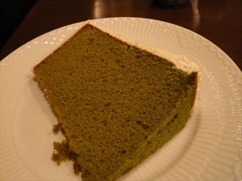 面影屋珈琲店 抹茶シフォン