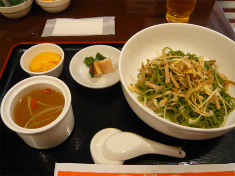 チャイナハウス龍口酒家 八宝湯担々麺セット