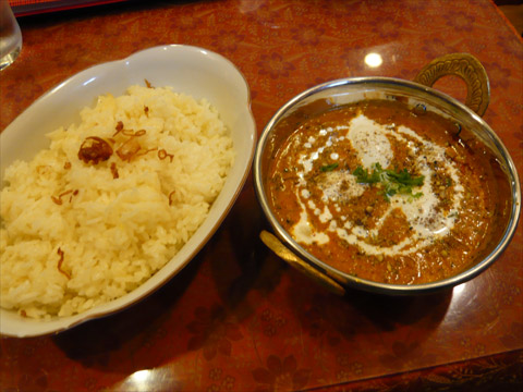 ジャイヒンド 玉子カレーとサフランライス