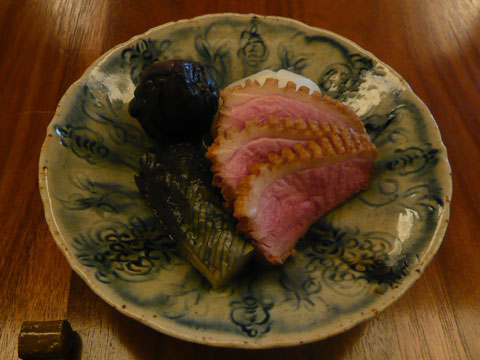 たじま 鴨と茄子の冷製