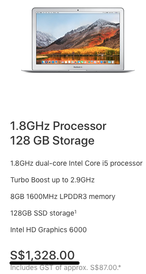 Buy MacBook Air - Apple (SG) 2018-01-08 12-26-17