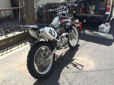 HONDA CRF150R(RII)マフラー CRF150R マフラー フルエキゾースト OUTEX