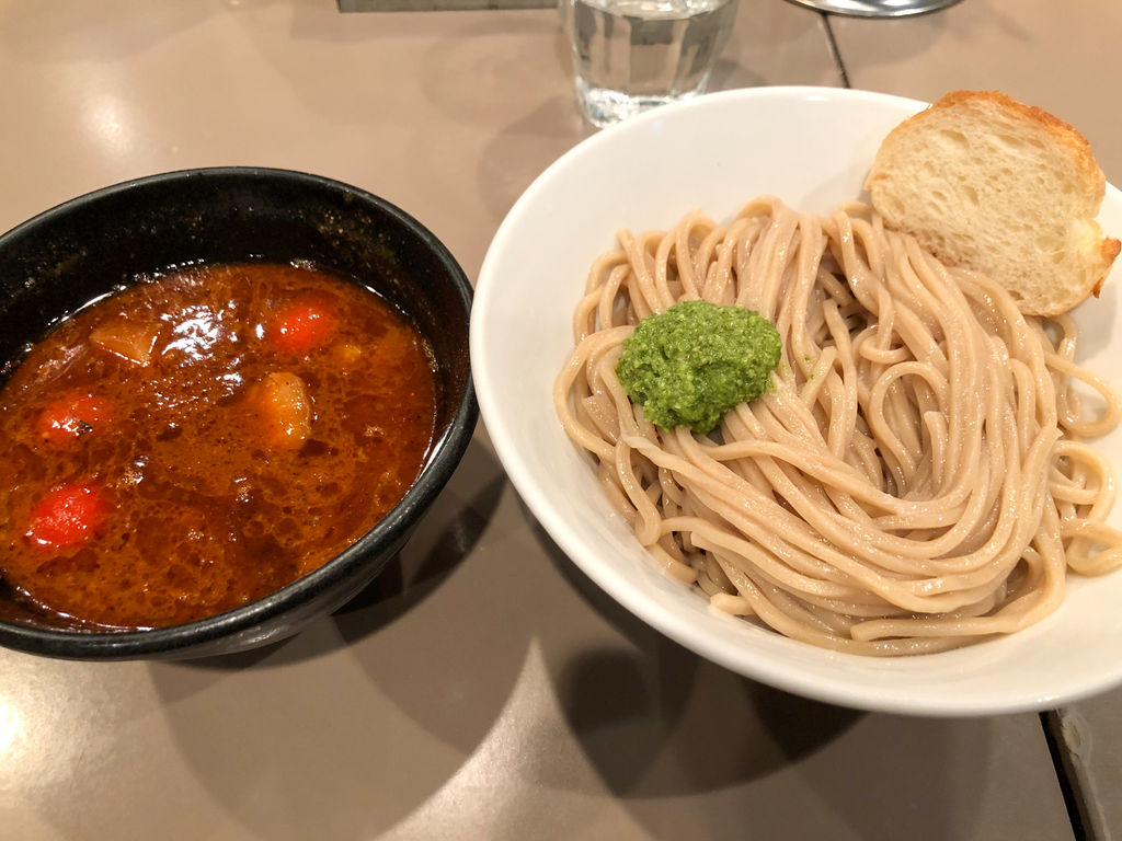 海老トマトつけ麺